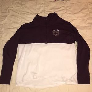 Pink Victoria secret half zip